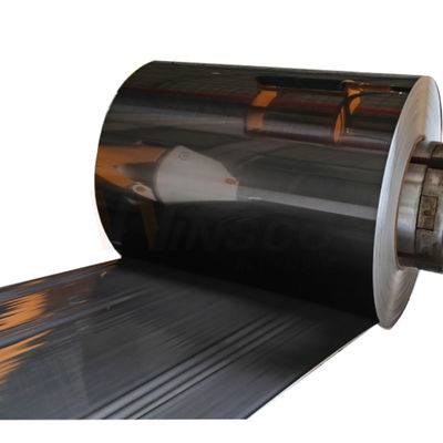 qualidade  Bending Cold Rolled Stainless Steel Coil 8K Black Titanium Super Mirror 201 304 316 fábrica
