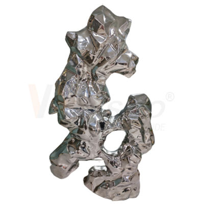 qualidade  8k Stainless Steel Metal Fabrication Water Ripple Finshed Office Decoration Sculpture Metal fábrica