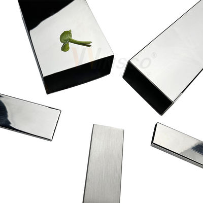 qualidade  30x60mm Stainless Steel Rectangular Tube with 0.5-2.7mm Wall in 201/304/316 Grades | VVINSCO fábrica