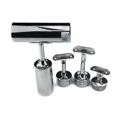 qualidade  Stainless Steel Adjustable Handrail Support Bracket Saddle fábrica