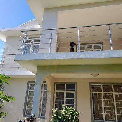 1500mm SS que cercam o corrimão 1.2mm 1.5mm SS 201 da escadaria espelho 304 316 lustrado para a decoração do balcão da casa