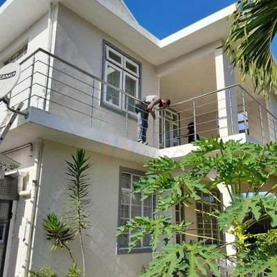 1500mm SS que cercam o corrimão 1.2mm 1.5mm SS 201 da escadaria espelho 304 316 lustrado para a decoração do balcão da casa