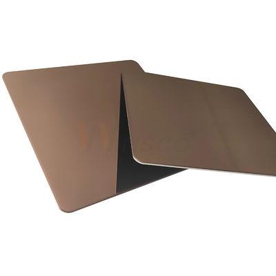Categoria 201 de ASTM A240 revestimento de aço inoxidável de cobre vermelho do espelho da folha 304 316 laminada