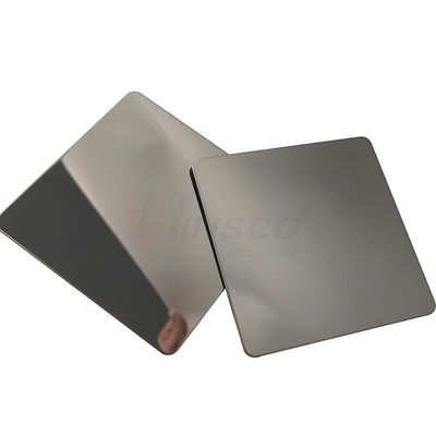 SUS de aço inoxidável 201 da folha do espelho 4x8 super 304 316 Grey Color Cold Rolled Sheet