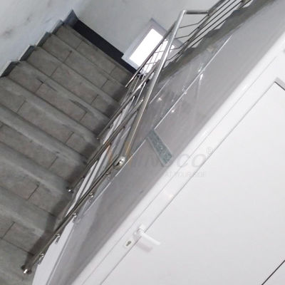 Decoração interna 201 escada 304 316 de aço inoxidável que cerca escadas de Inox