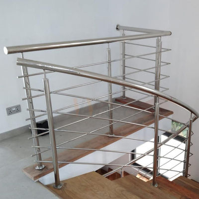 Decoração interna 201 escada 304 316 de aço inoxidável que cerca escadas de Inox