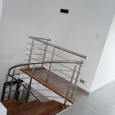 Categoria de alta qualidade 201 trilhos de aço inoxidável da escada de Inox do corrimão da escada 304 316