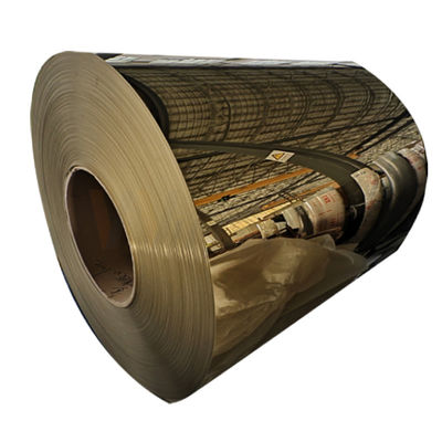 Revestimento de superfície laminado de solda do espelho de aço inoxidável da cor do ouro do titânio da bobina