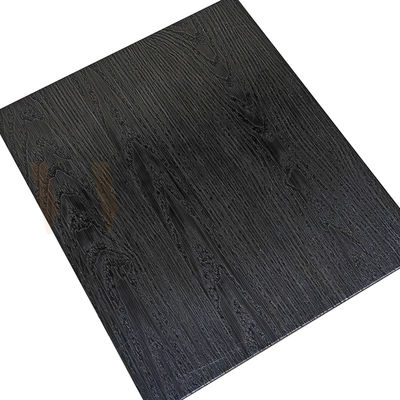 o produto químico frio da pele da árvore do titânio do preto da maneira de 1000-1500mm gravou os painéis de aço inoxidável decorativos
