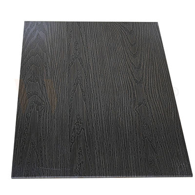o produto químico frio da pele da árvore do titânio do preto da maneira de 1000-1500mm gravou os painéis de aço inoxidável decorativos