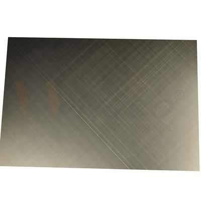 A linha fina da cruz do controle da qualidade terminou folhas decorativas verdes do bronze 0.3mm SS