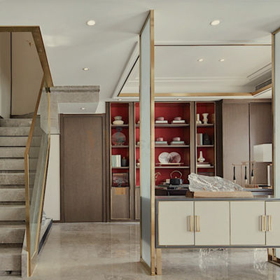 da separação de aço inoxidável da tela de 1219mm divisor interior da sala de visitas para a decoração luxuosa da casa de campo
