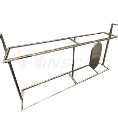 O agregado familiar de aço inoxidável da estrutura do metal da fabricação de metal da personalização arquiva a fabricação
