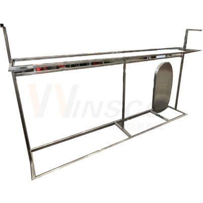 O agregado familiar de aço inoxidável da estrutura do metal da fabricação de metal da personalização arquiva a fabricação