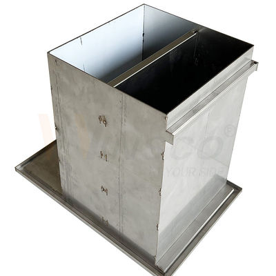 Baldes do lixo de aço inoxidável exteriores internos da fabricação de metal