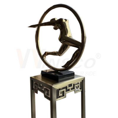 A decoração da casa personalizou o espelho de aço inoxidável da fabricação de metal 8k dos ofícios