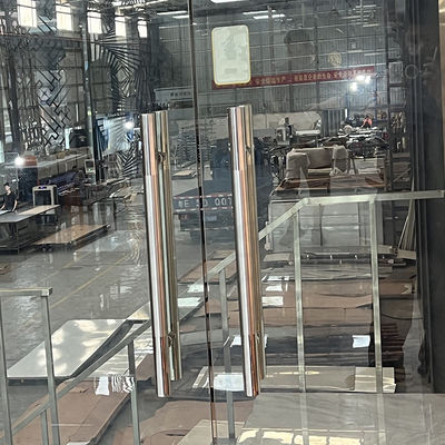 Cores primárias Fabricação de metal de aço inoxidável Espelho com acabamento personalizado Fabricação de maçaneta de porta
