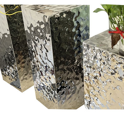 ofício decorativo do metal da fabricação da superfície da ondinha da água do espelho 8k