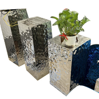 ofício decorativo do metal da fabricação da superfície da ondinha da água do espelho 8k