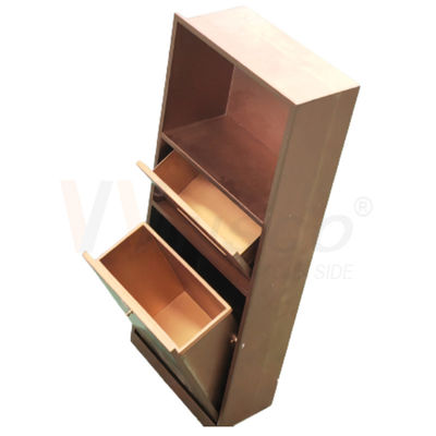 O laser que corta a fabricação de metal escovou prateleiras de aço inoxidável feitas sob encomenda
