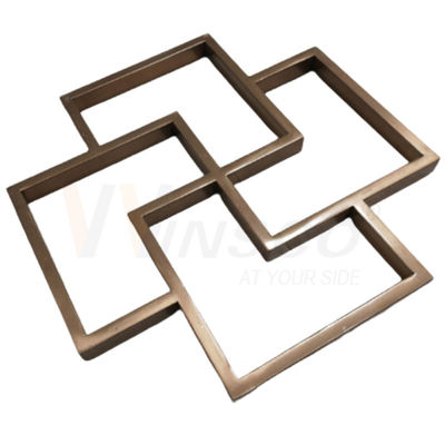 SUS 201 304 316 Esculturas de parede de metal Fabricação de aço inoxidável