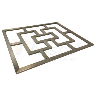 A decoração natural feita sob encomenda da casa do corte de máquina do CNC do laser Handcrafted a fabricação de metal de Inox