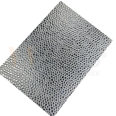 folha de aço inoxidável gravada revestimento 0.4mm-3.0mm do favo de mel 2B