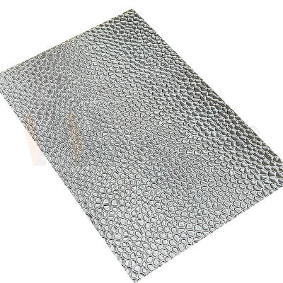 folha de aço inoxidável gravada revestimento 0.4mm-3.0mm do favo de mel 2B