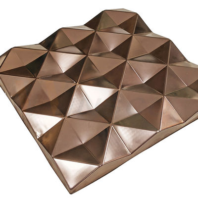4x8 gravou a folha de aço inoxidável AISI 201 304 316 Rose Gold Brushed Ornamental
