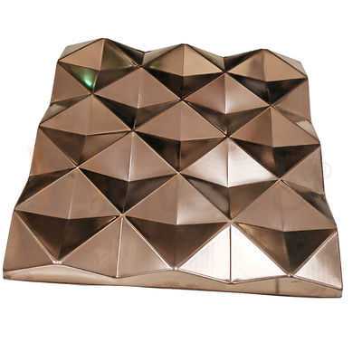 4x8 gravou a folha de aço inoxidável AISI 201 304 316 Rose Gold Brushed Ornamental