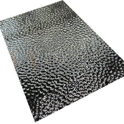 O projeto decorativo do favo de mel do titânio do preto do espelho 8K modela de aço inoxidável gravado terminado