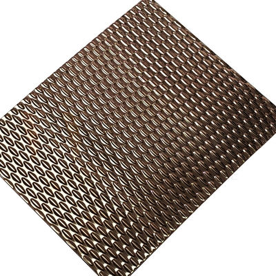 A cor AISI 201 de Rose Gold PVD 304 316 o espelho 5WL dá forma à folha de aço inoxidável gravada