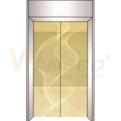o ouro de aço inoxidável do espelho da folha do elevador de 0.8mm gravou 4x8ft