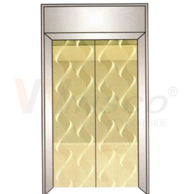 o ouro de aço inoxidável do espelho da folha do elevador de 0.8mm gravou 4x8ft