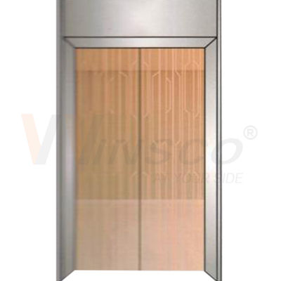 a folha de aço inoxidável do ouro do espelho de 1219mmx2438mm gravou Rose Gold terminada