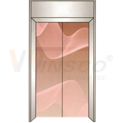 a antiguidade de aço inoxidável PVD de bronze do espelho da chapa metálica 304 de 3048mm revestiu gravura a água-forte para o elevador