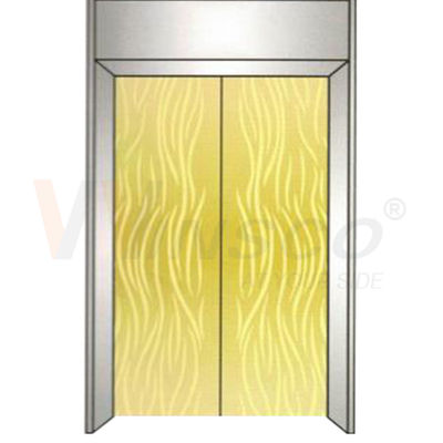 O revestimento do ouro do titânio da linha fina PVD gravou a folha de aço inoxidável para os painéis da porta do elevador