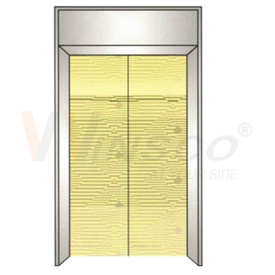 A folha de aço inoxidável gravada espelho do elevador laminou o ouro do titânio