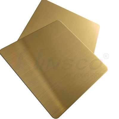 Do revestimento de bronze da linha fina de Za cor de aço inoxidável AFP SS 201 do ouro folha 304 316