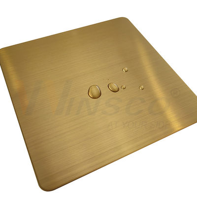 Do revestimento de bronze da linha fina de Za cor de aço inoxidável AFP SS 201 do ouro folha 304 316