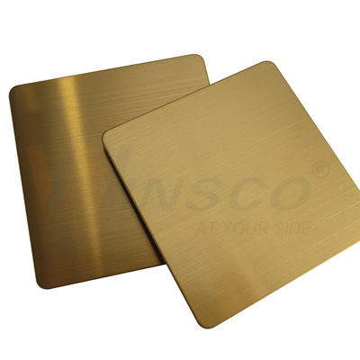 Do revestimento de bronze da linha fina de Za cor de aço inoxidável AFP SS 201 do ouro folha 304 316