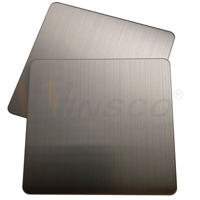 Folha de aço inoxidável SS decorativos super 201 de 316 linhas finas 304 com Grey Color