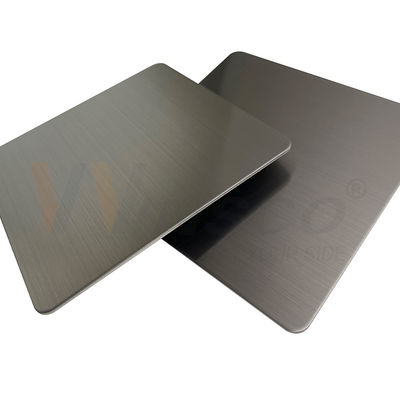Folha de aço inoxidável SS decorativos super 201 de 316 linhas finas 304 com Grey Color