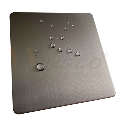 Folha de aço inoxidável SS decorativos super 201 de 316 linhas finas 304 com Grey Color