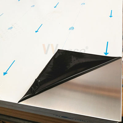 Especificações completas 1250mmx2500mmx0.7mm SS Placa laminada a frio 2B Chapa de aço inoxidável 304 304L Grau