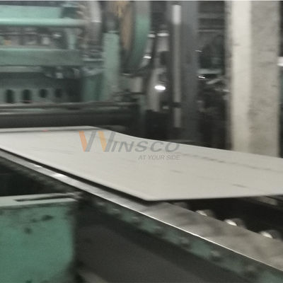 Folha industrial 1220mmx2440mm de aço inoxidável laminada a alta temperatura para cortar alguma forma