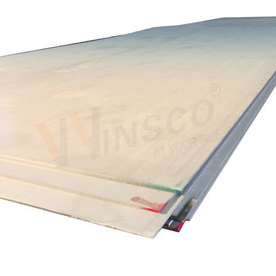 Folha industrial 1220mmx2440mm de aço inoxidável laminada a alta temperatura para cortar alguma forma