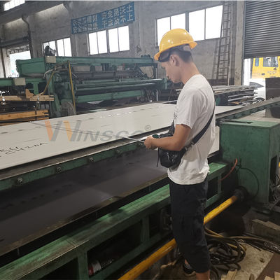 Folha industrial 1220mmx2440mm de aço inoxidável laminada a alta temperatura para cortar alguma forma
