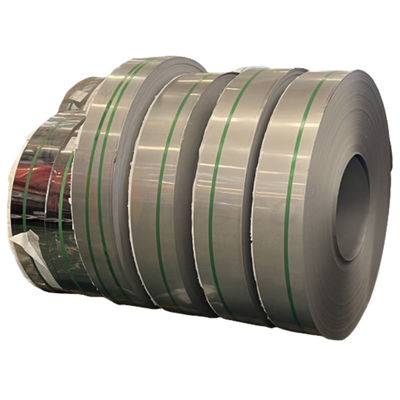590mm laminou a tira de aço inoxidável 0.15mm - 3mm da mola da borda da régua da tira