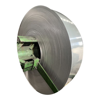 590mm laminou a tira de aço inoxidável 0.15mm - 3mm da mola da borda da régua da tira